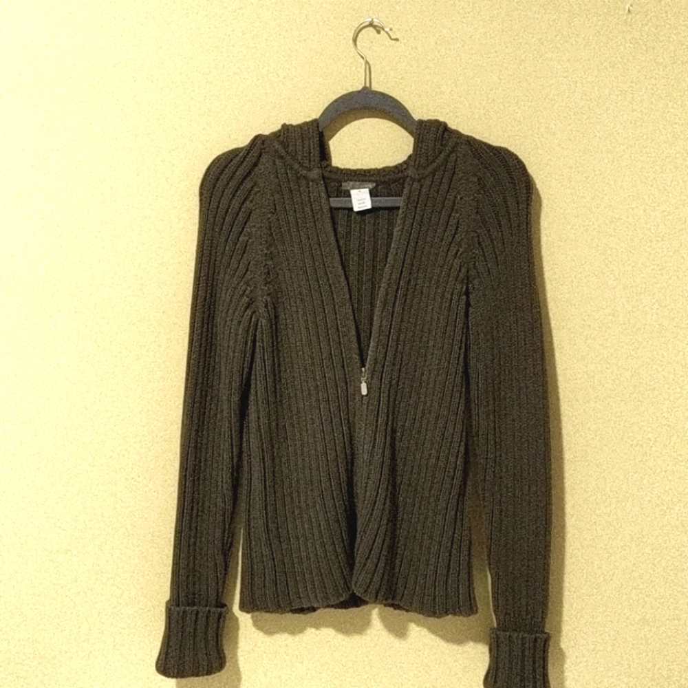 Olive hooded sweater